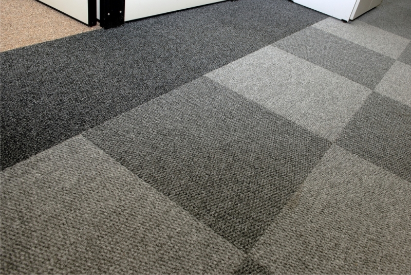 Carpete em Placas Plain-bac